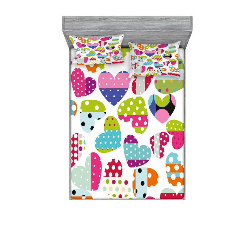 Microfiber Sheet Set, Full/Double Sheet Set with Fitted Sheet