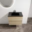 Meuble-lavabo simple 30 po avec plateau en céramique Dirks-330944214-330944217