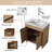 Leicia 30'' Single Bathroom Vanity with Ceramic Top-182316510