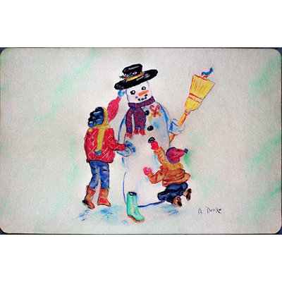 Drapeau de jardin bonhomme de neige Ann