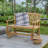 Cynthia Teak Outdoor Glider Bench
