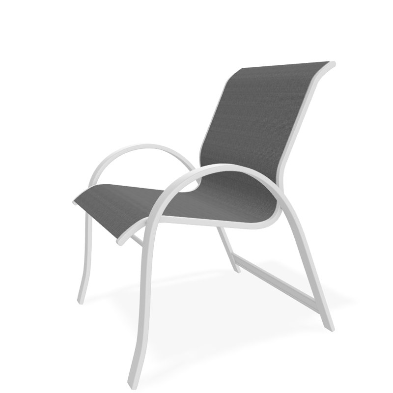 Aruba 1 Outdoor Dining Armchair, White