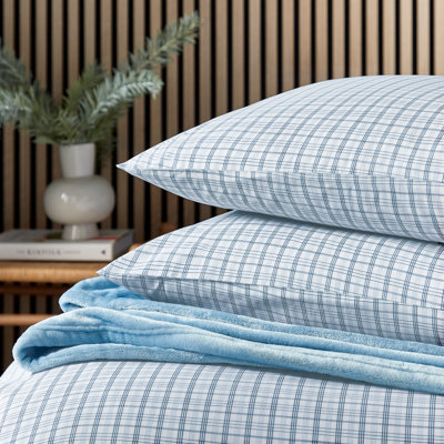 Tranquil Check Duvet Cover Set