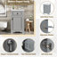 Meuble-lavabo de 20 pouces avec lavabo en céramique-171753408