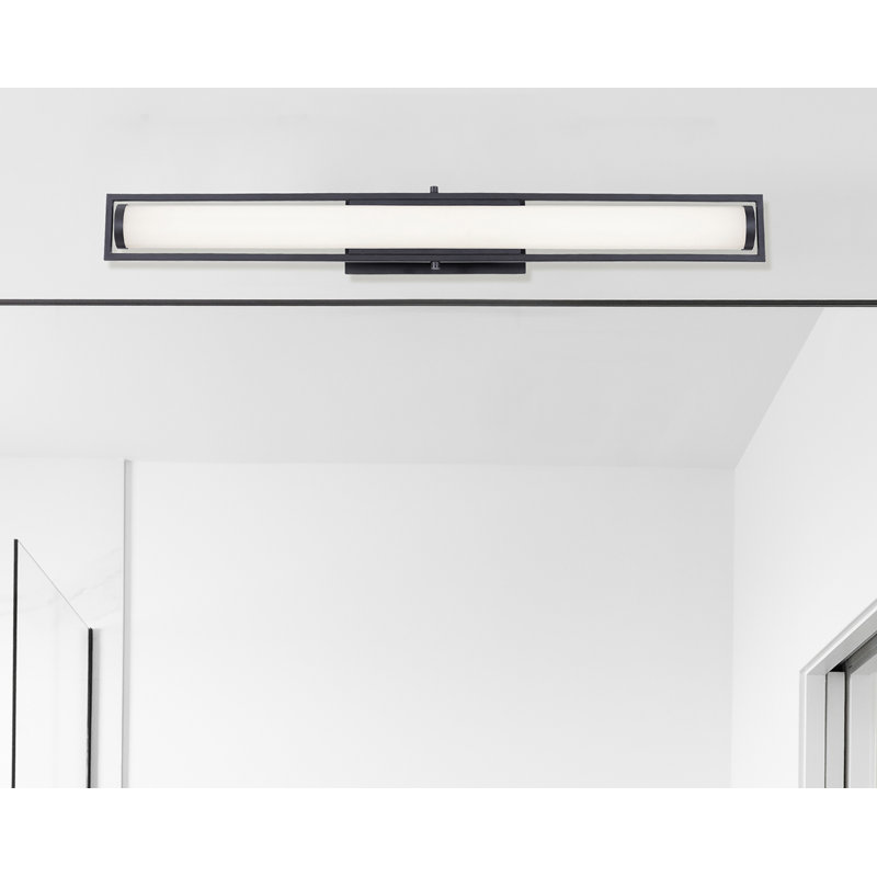 Éclairage pour meuble-lavabo Emlin, Noir