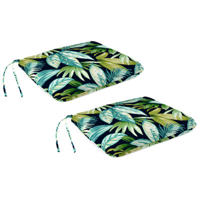 18" x 20" Outdoor Seat Cushion with Ties (Set of 2)