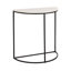 Console en marbre et métal demi-cercle-593048902