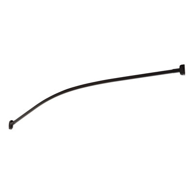 72" Brass Curved Shower Curtain Rod