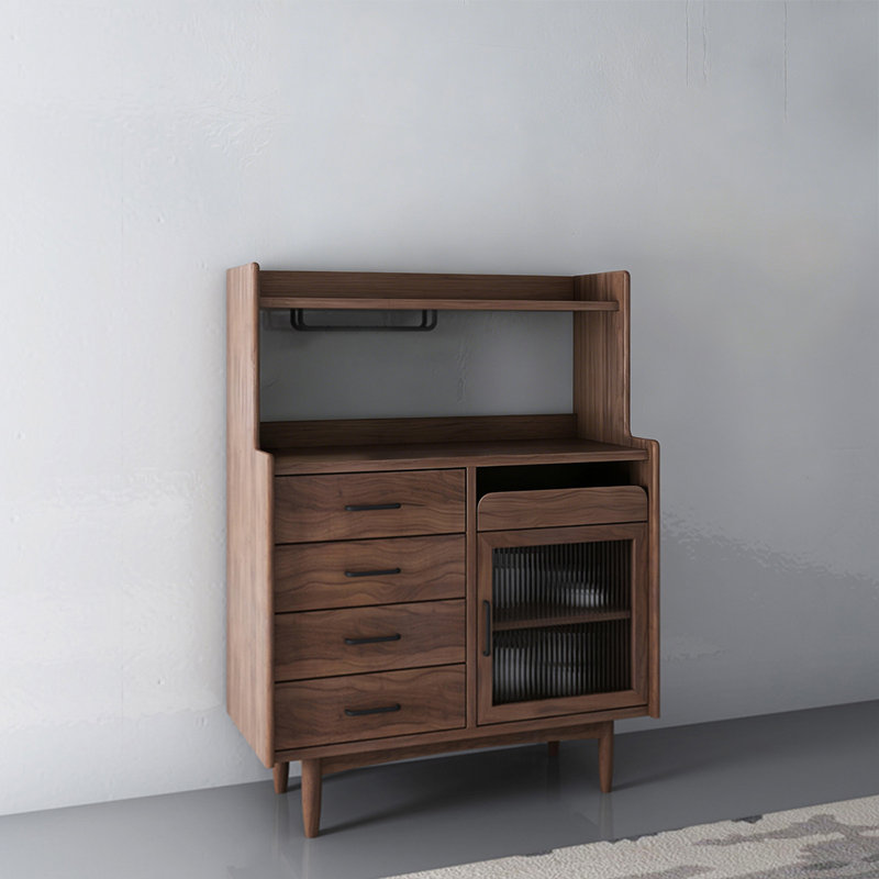 Buffet Modern, H 50 po x l 39,37 po x P 16,54 po, Brun noisette