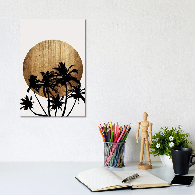Miami Beach by Kubistika - Wrapped Canvas Gallery-Wrapped Canvas Giclée, 20.32 cm H x 30.48 cm W