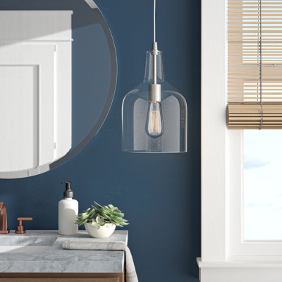 Luminaire suspendu en forme de dôme à 1 lumière Hashimoto