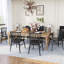 Crain Norene Extendable Solid Wood Dining Table-107102625-107102624