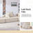 Modular Sectional Sofa,Convertible Compressed Couch