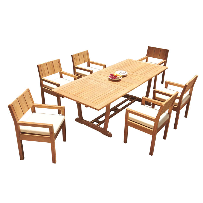 Lapidge Teak Dining Set, 6
