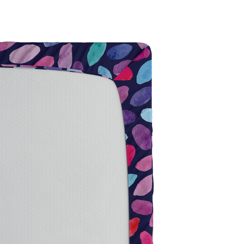 Microfiber Geometric Fitted Sheet, Full Fitted Sheet