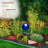 Erma Glass Abstract Gazing Ball-1680242228