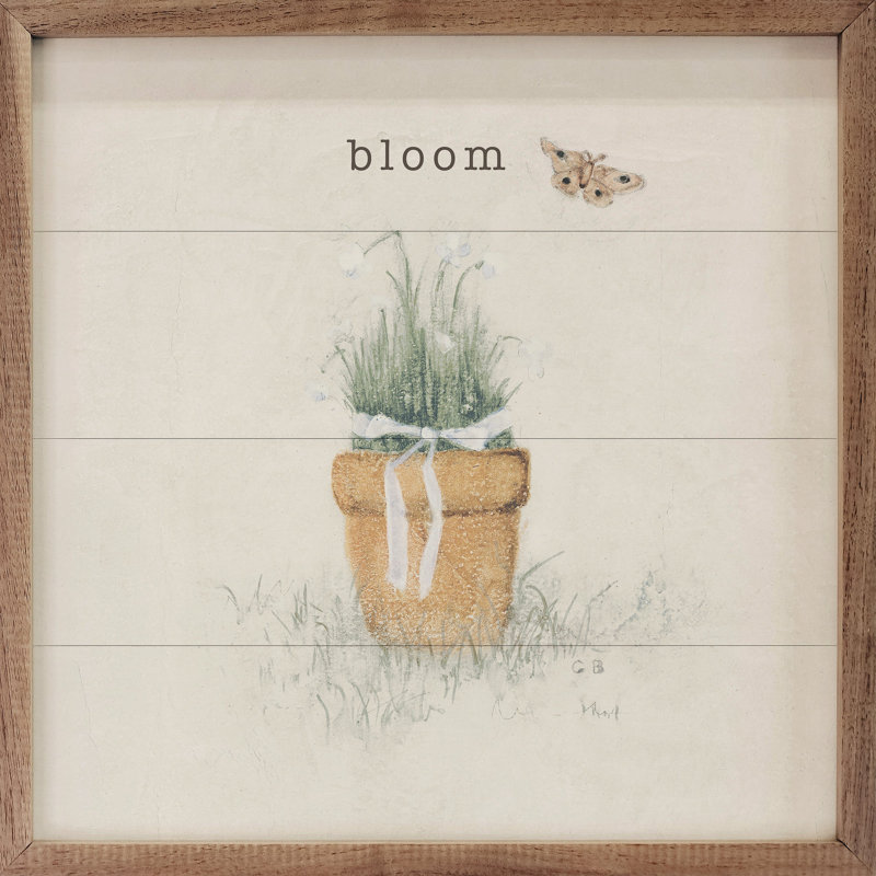 Fleurs de jardin par Cheri Blum, H 4 po x l 4 po