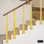 Poteaux d'escalier carrés (3,15 * 3,15 * 33,46 po)-114643555
