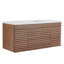 Gibson 48" Wall Mounted Single Bathroom Vanity with Top-207760789-221064213