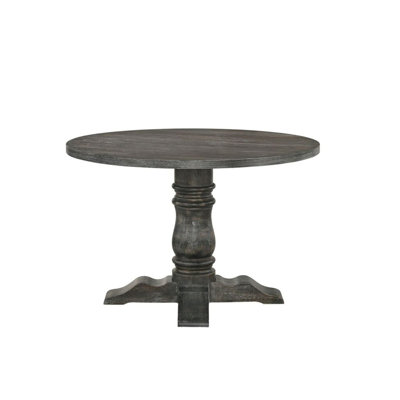 Leventis Weathered Gray Finish Dining Table