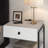 Boyd Sleep Pesaro Modern 2 Drawer Nightstand with USB Charging Station and Power Outlets, Pesaro-561138300