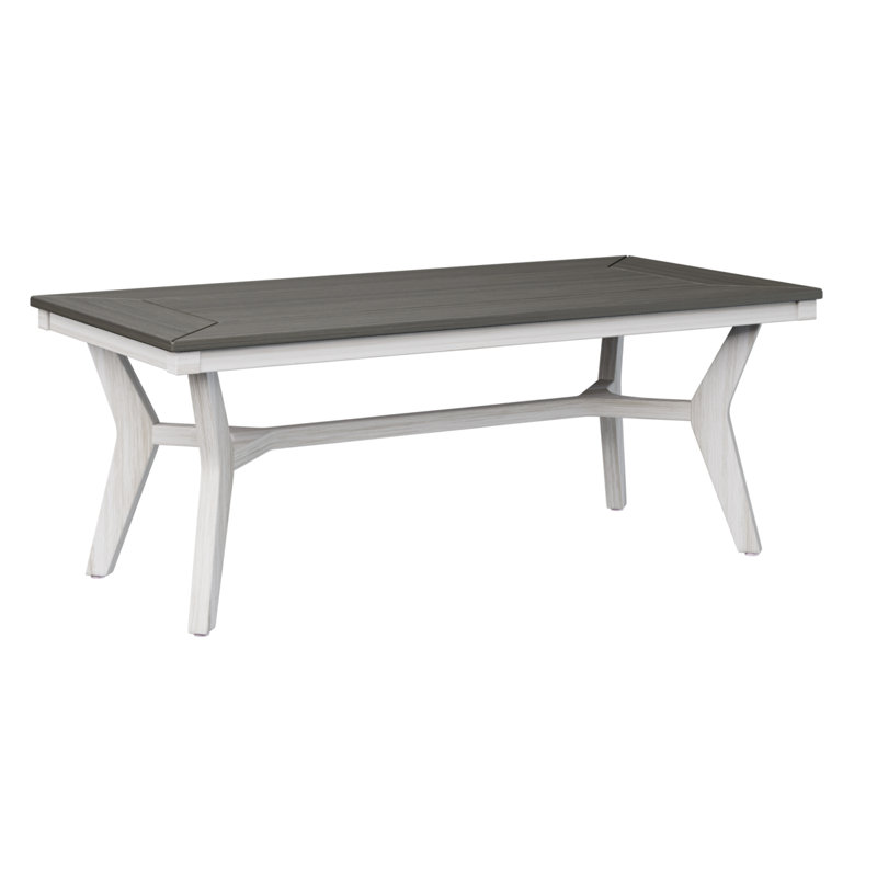 Mayhew Outdoor Coffee Table, Coastal Gray, Seashell