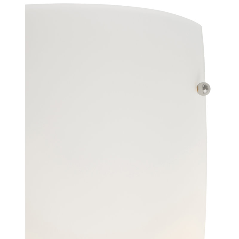 Annville 1 Light Wall Sconce - Brushed Steel Finish, Opal