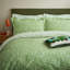 Orla Kiely Criss Cross Stem Basil Green Single Duvet Cover Set-105624593