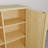 Small And Slim Single-Door Storage Solution For Home - 2 Open Shelves Hidden Cupboard, Fits Corners, Freestanding Linen Tower, Easy Assembly, 34.12 Lb Product Weight