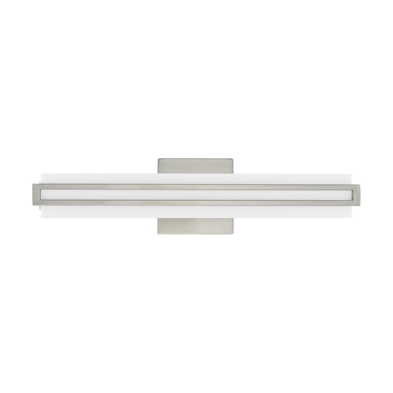 Itzayana Dimmable LED Bath Bar, Brushed Nickel