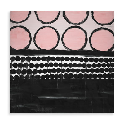 Cluster of Pink Circles Tablecloth - Indoor/Outdoor Home Decor