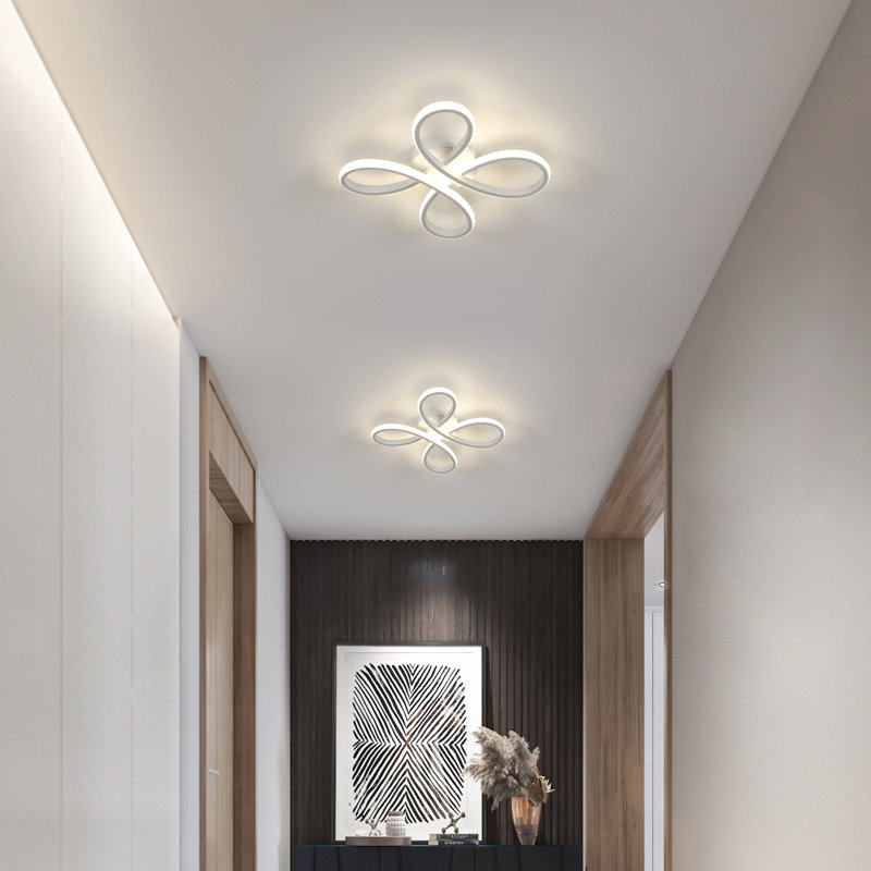 Blitar Flush Mount, White, 4000K
