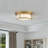 Candiss 2-Light 13" Flush Mount in Natural Brass-2090808258