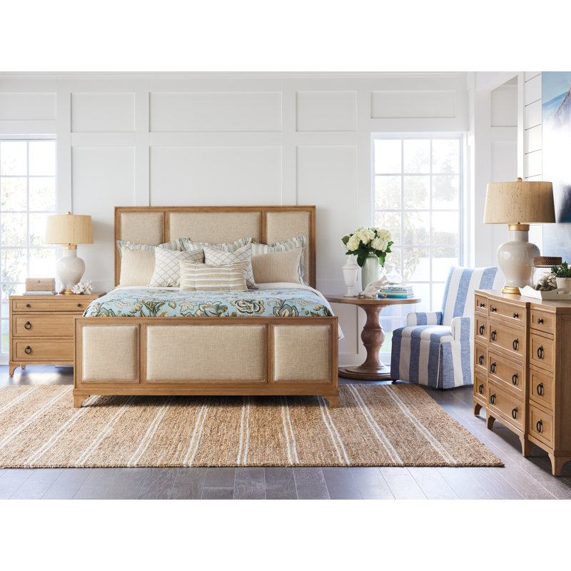 Newport Upholstered Bed, Queen, Sailcloth
