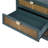 Chused 3 Drawer Accent Cabinet Dresser, Rattan Chest Drawers, Storage Cabinet with Metal Handles-1447804732