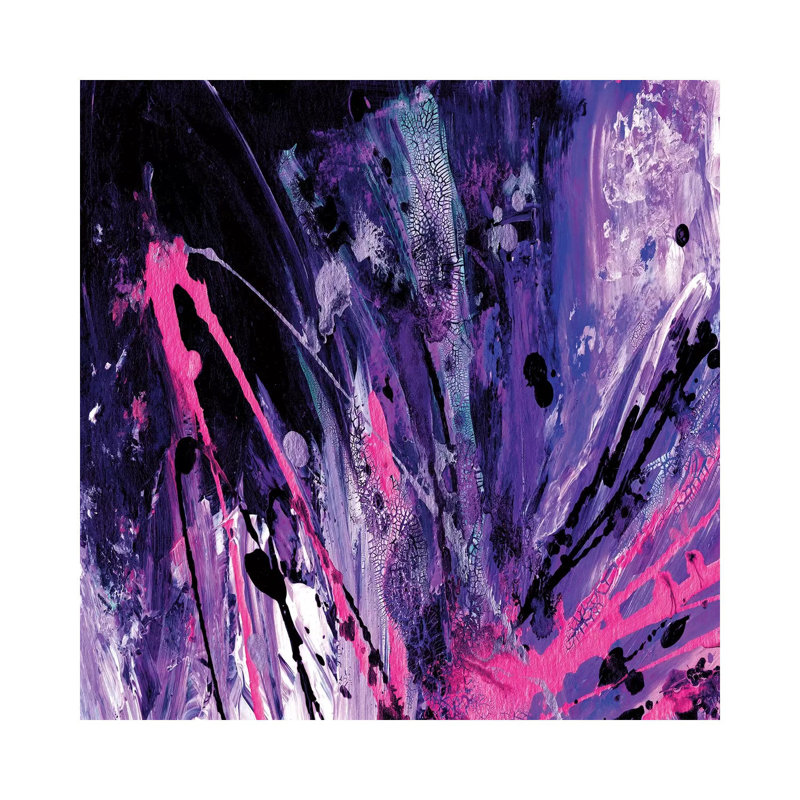 Supernova Splash, Purple Blue Pink by Julia Di Sano - Wrapped Canvas Gallery-Wrapped Canvas Giclée
