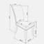 CHAISES NOIR JHOANNA (ENSEMBLE DE 2)