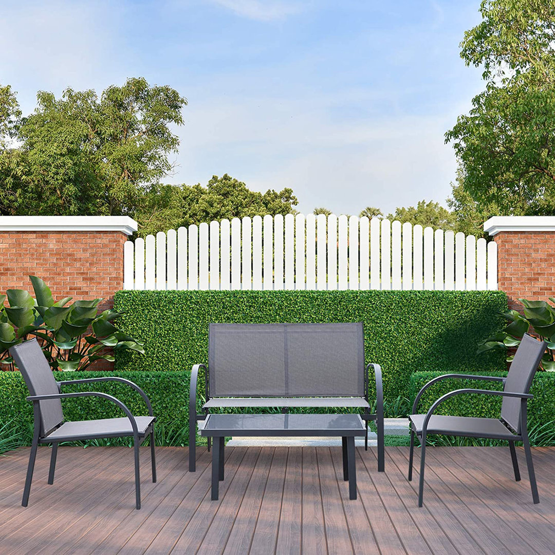4 - Person Patio Dining Set with Rectangular Table