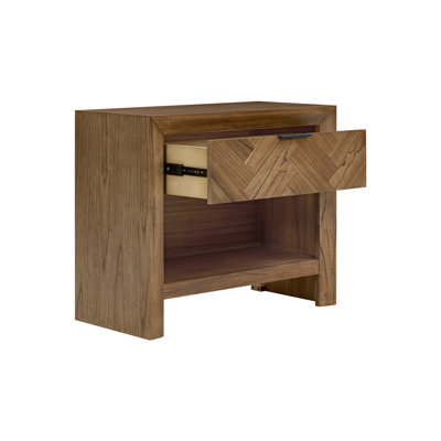Aahil Herringbone Accent Table