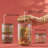 Holden 7-Piece Stackable Glass Storage Canister Set with Wood Lids