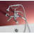 Deco British Telephone Wall Mount Tub Faucet with Handheld by Strom Living-17490760