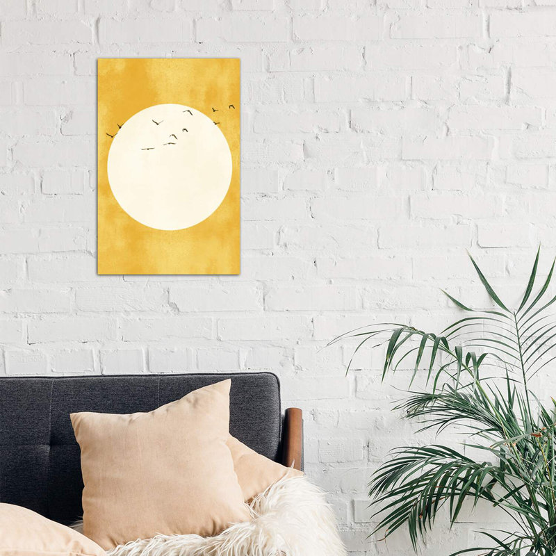 Golden Sunshine by Kubistika - Wrapped Canvas Print, 66.04 cm H x 45.72 cm W x 3.175 cm D