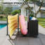 Organisateur de rangement pour piscine avec roulettes, panier de rangement pour jouets en rotin pour terrasse de piscine-1814548197