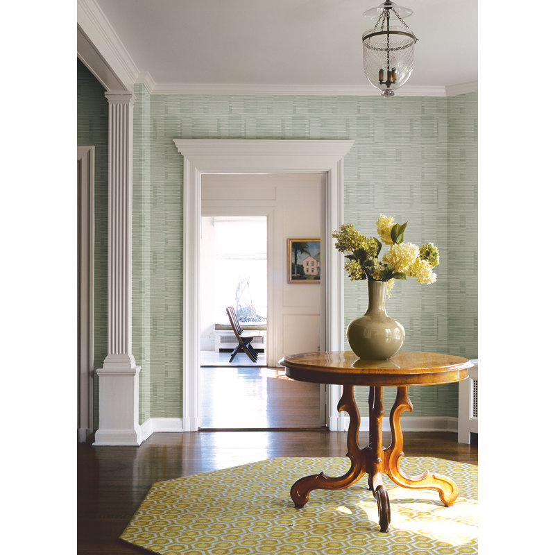 Rouleau de papier peint L 33 pi x l 20,5 po Eryn, Vert