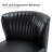Euclid Faux Leather Chair With Metal Base-1978972592
