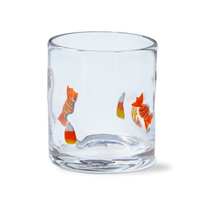Halloween Candy Double Old Fashion Glass Clear