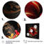 «Red Gorgeous Gilded Hibiscus On Black I», reproduction sur toile encadrée-1435131512-1435131515