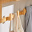 Fresnel Bamboo / Rattan Wall 6 - Hook Wall Mounted Coat Rack