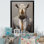«Business Hippo Portrait», reproduction d'art sur toile