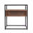 Secaucus Glass Top End Table with Storage